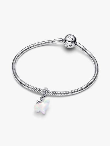 Polar Bear Mother & Cub Dangle Charm