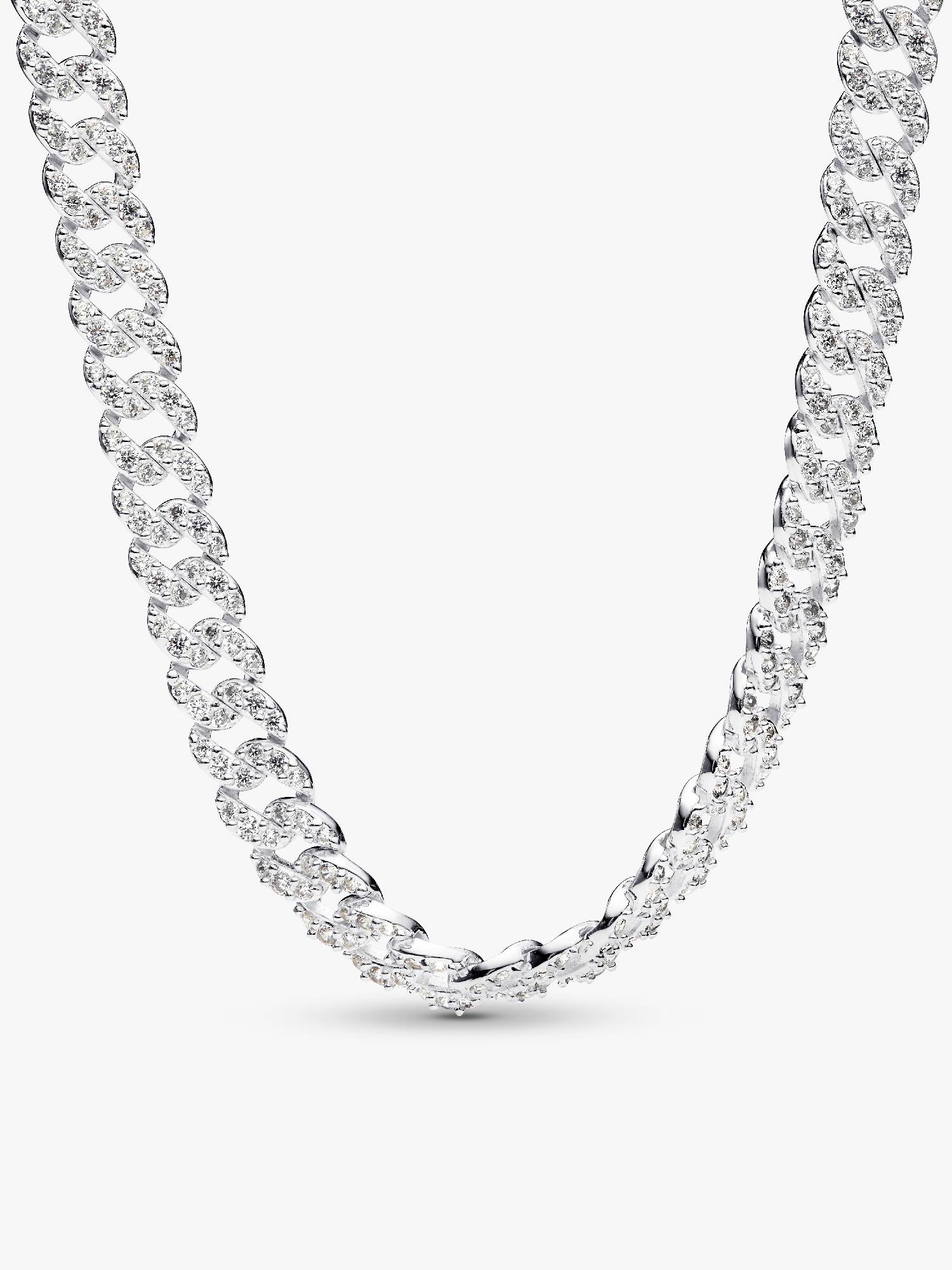 Pavé Cuban Chain Necklace