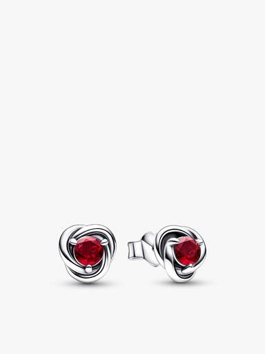 July Braided Birthstone Dangle Necklace & Earrings Set