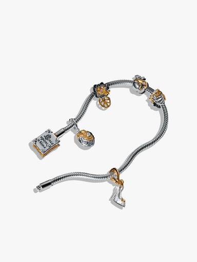 Limited Edition Disney Princess Storybook Bracelet and Lab-grown Diamond Charms Gift Set
