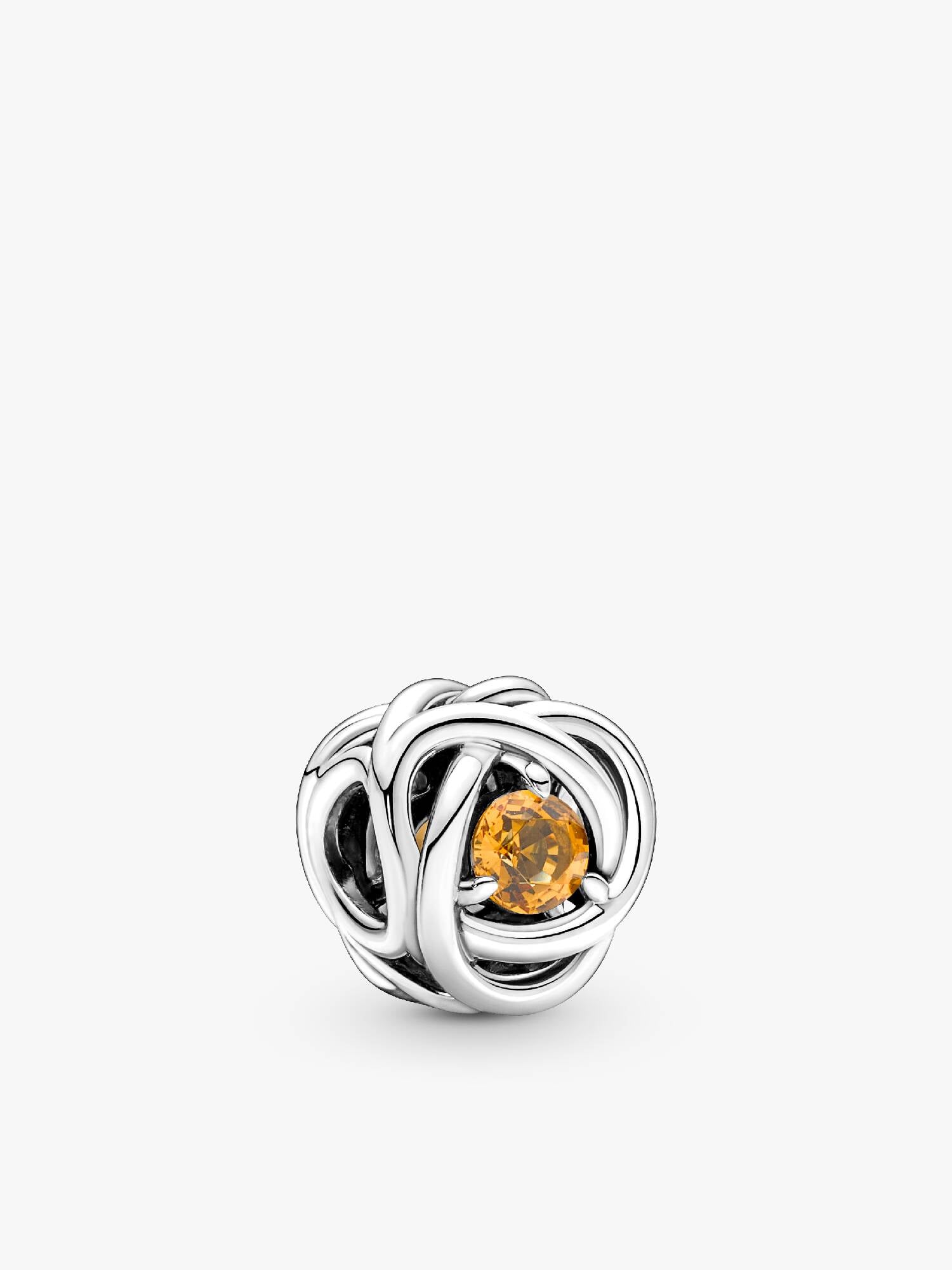 November Birthstone Eternity Circle Charm
