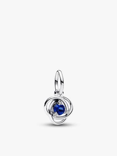 September Eternity Circle Dangle Charm Bracelet Set