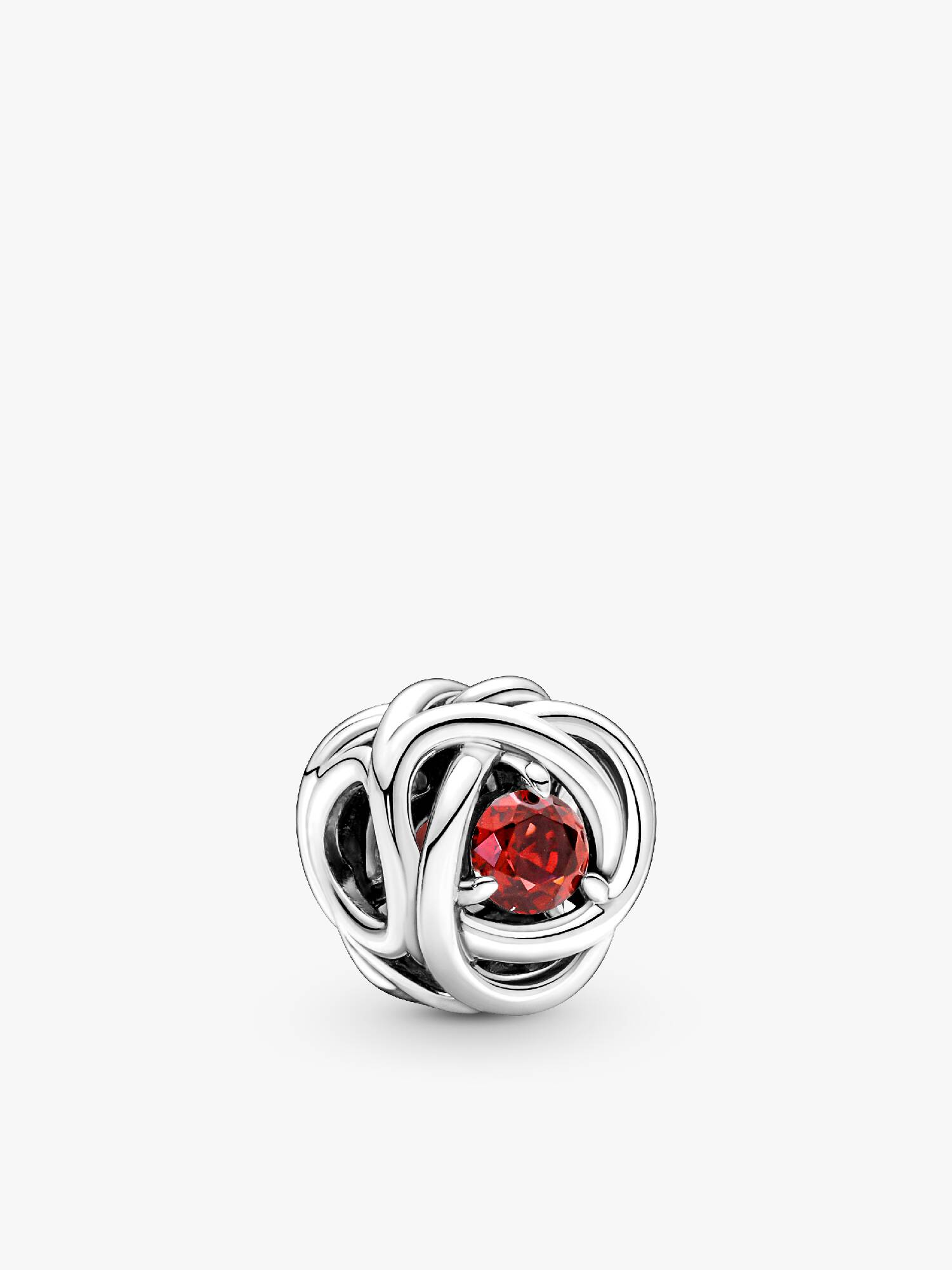 July Birthstone Eternity Circle Charm