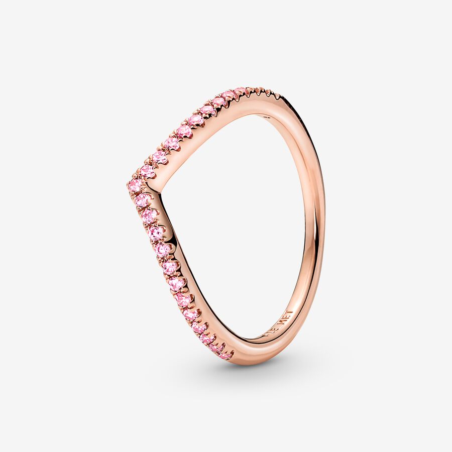Pandora Timeless Wish Sparkling Pink Ring image number 0