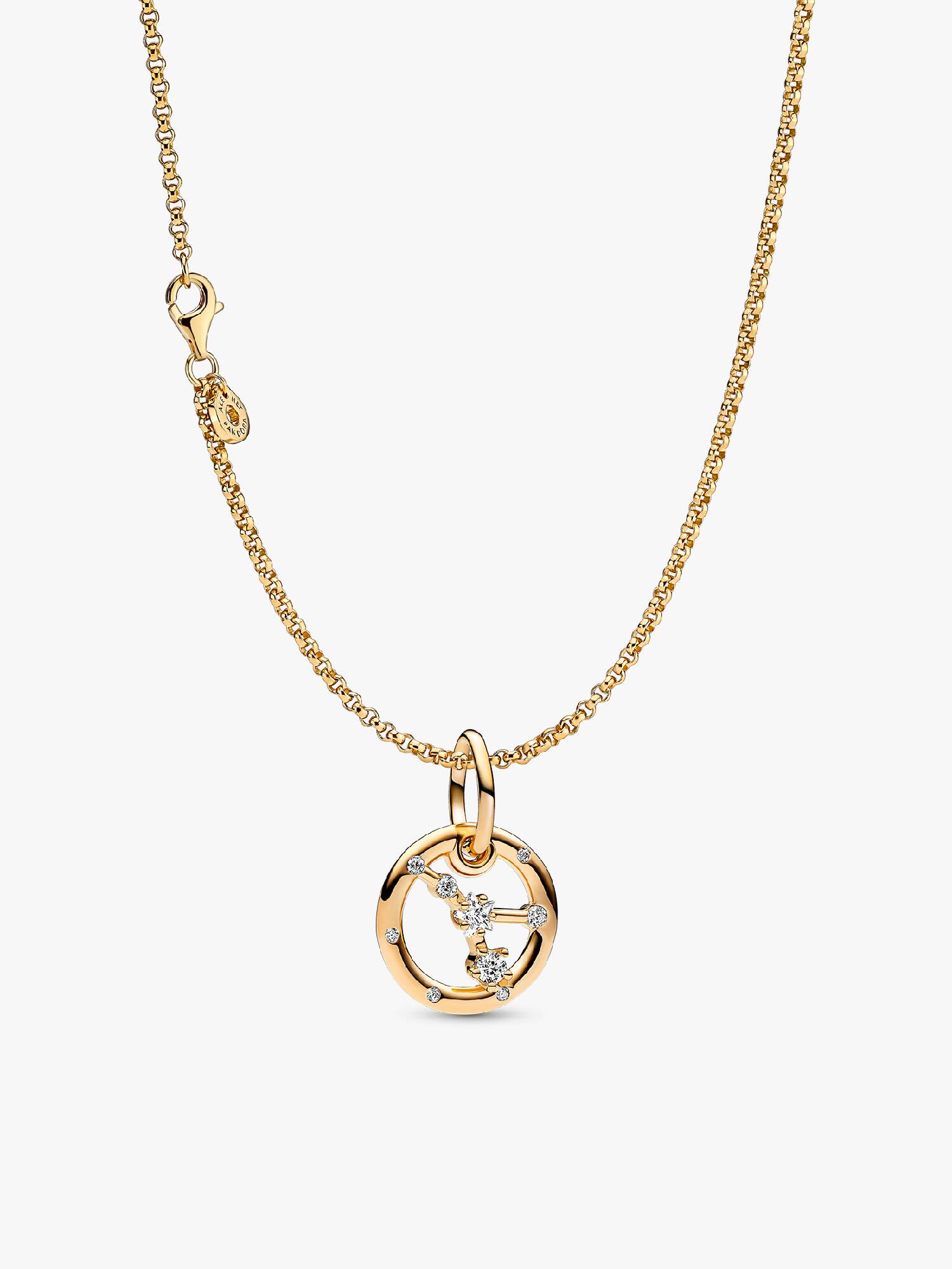 14K Gold Plated Cancer Zodiac Necklace