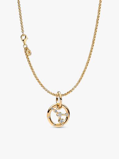 14K Gold Plated Cancer Zodiac Necklace