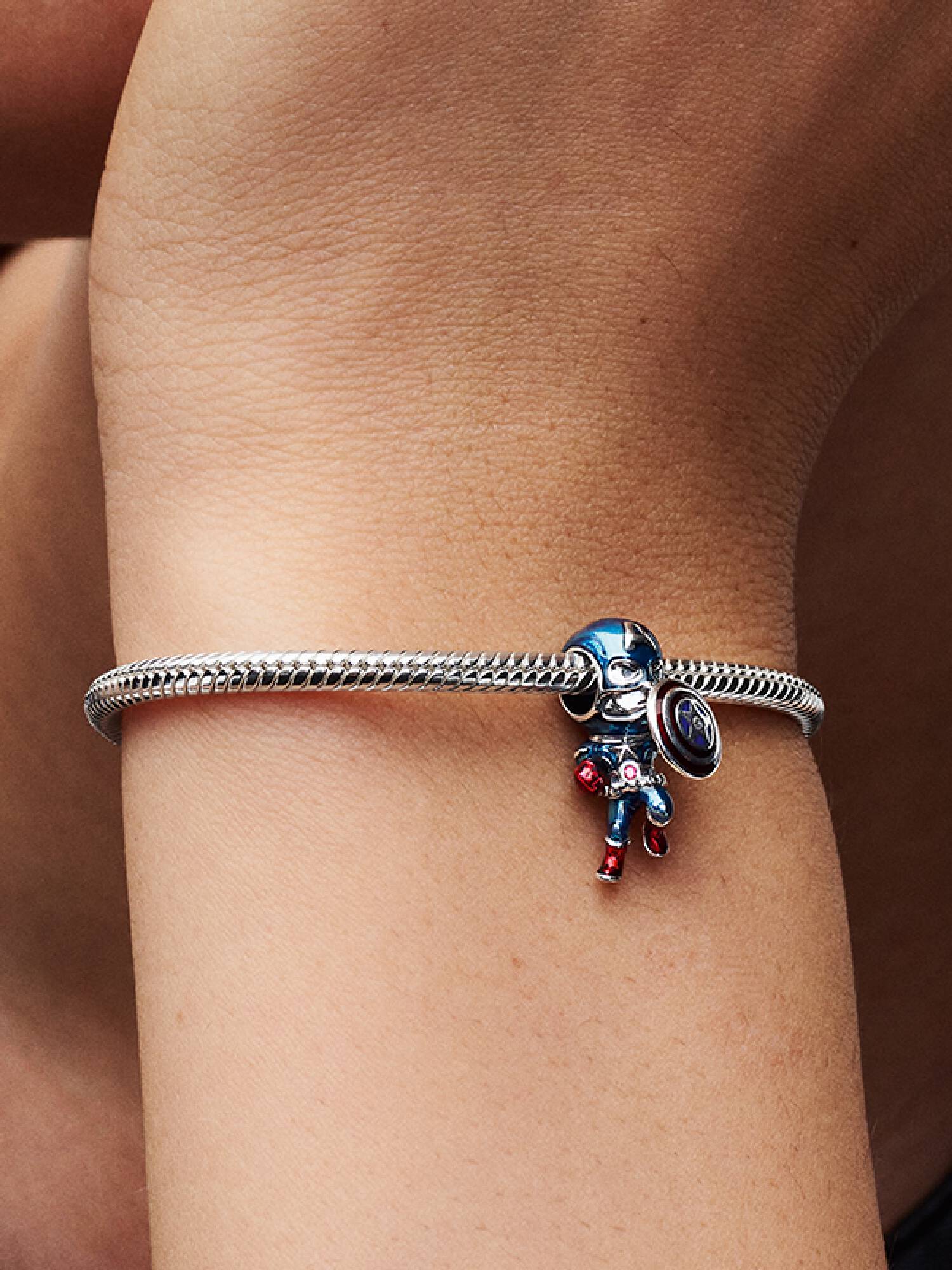 Marvel The Avengers Captain America Charm