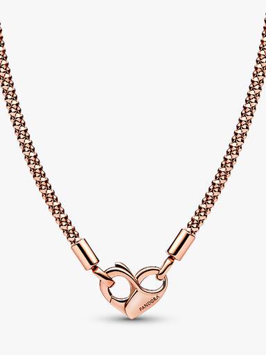 Pandora Moments Studded Chain Necklace