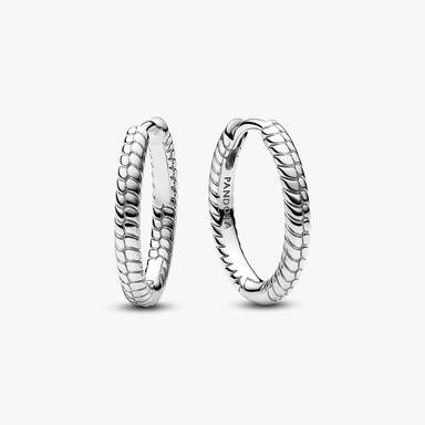 Silver Stud and Hoop Earrings Gift Set