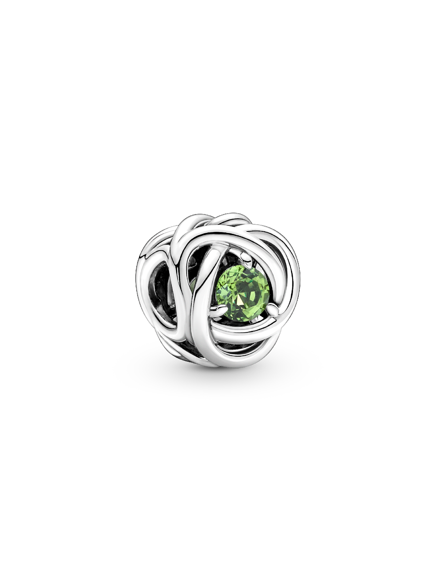 August Birthstone Eternity Circle Charm