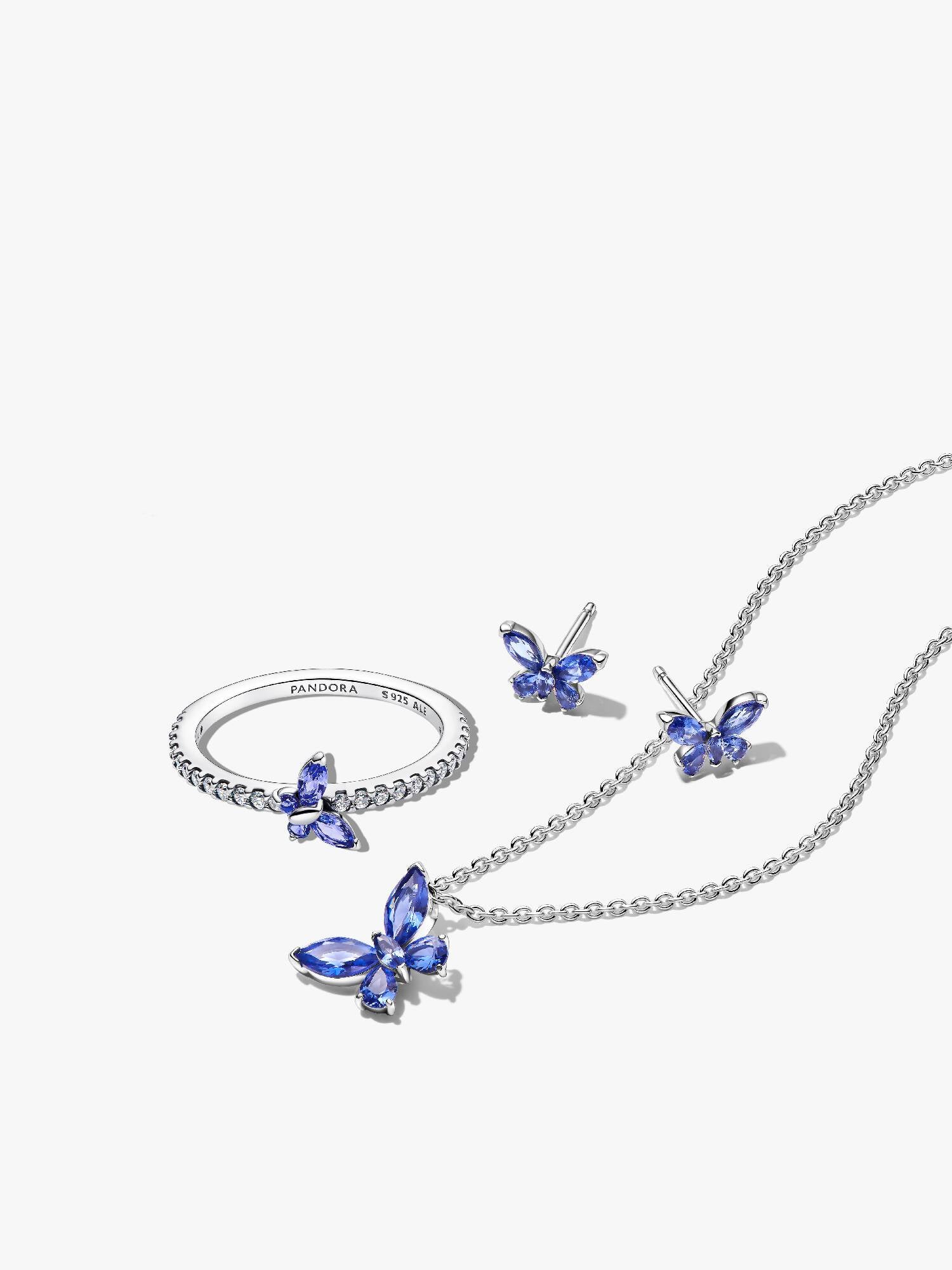 Blue Sparkling Butterfly Gift Set