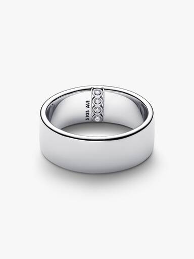 Engravable Wide Band Ring