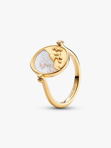 Pegasus Reversible Medallion Ring