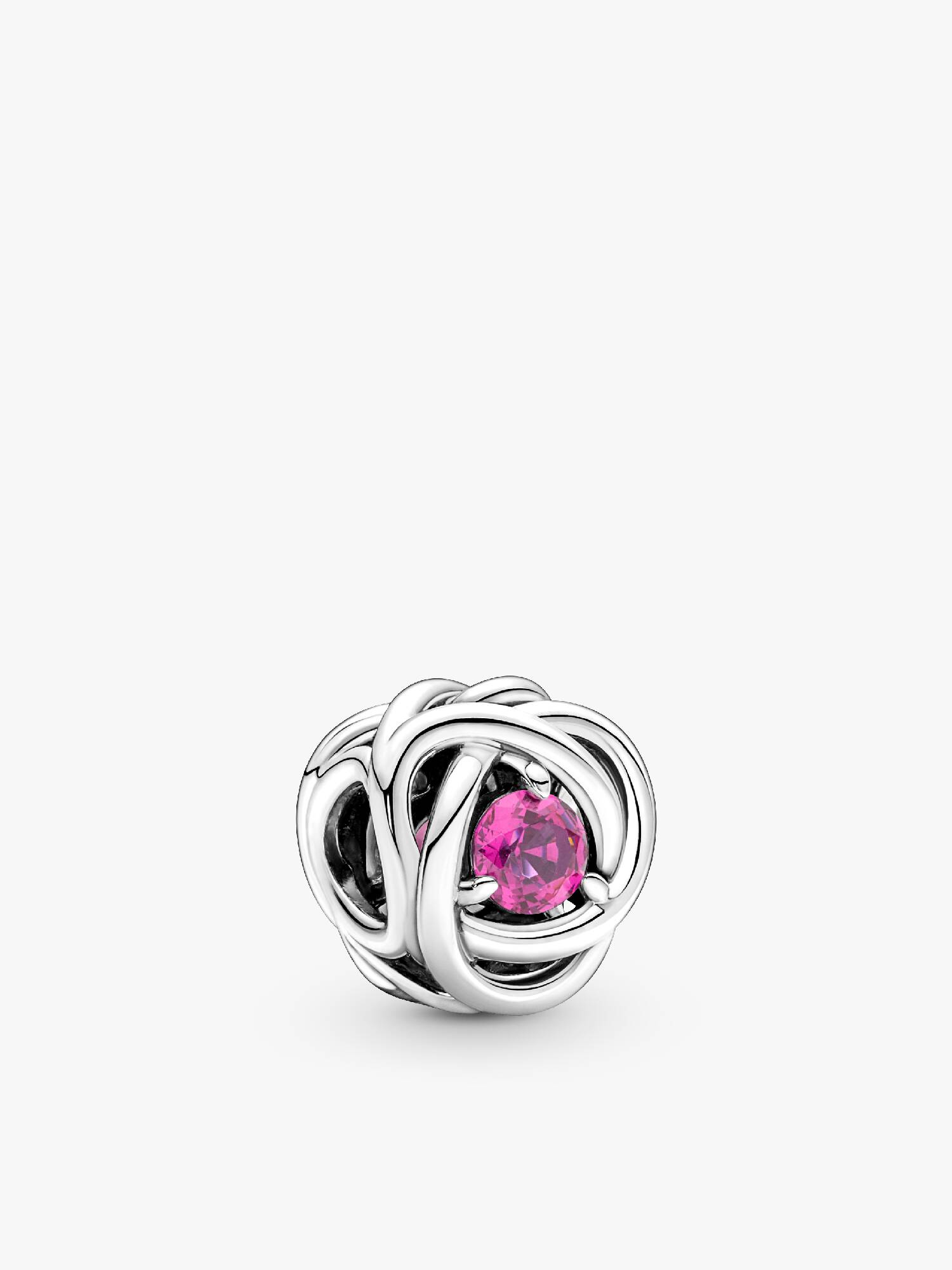 October Birthstone Eternity Circle Charm