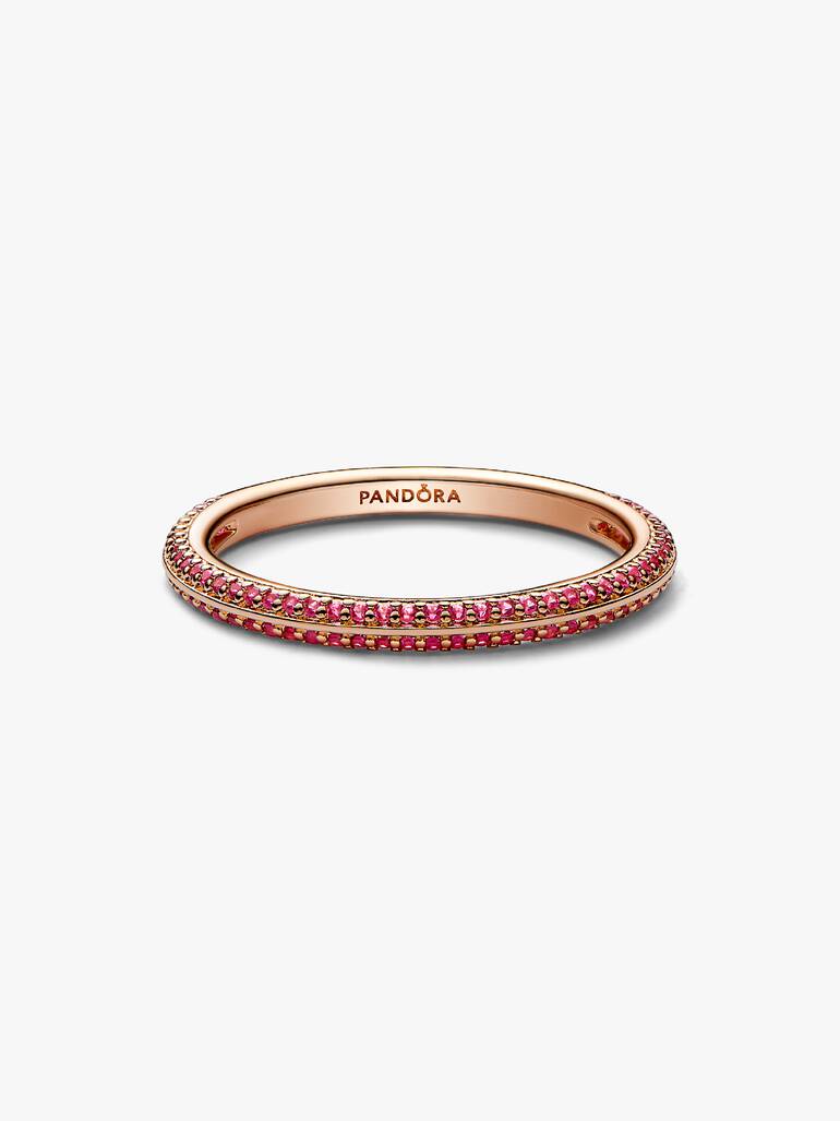 Pandora ME Red Pavé Ring