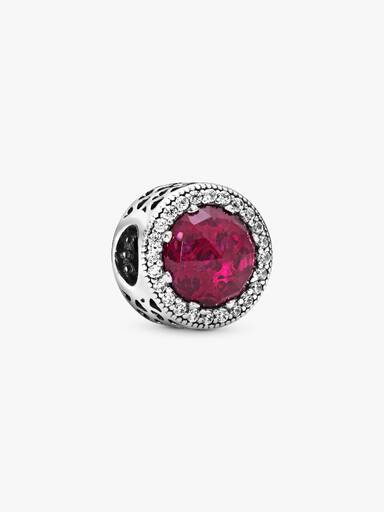 Sparkling Cerise Pink Charm
