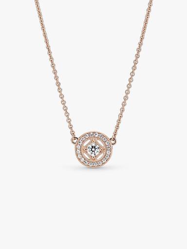 Vintage Circle Collier Necklace