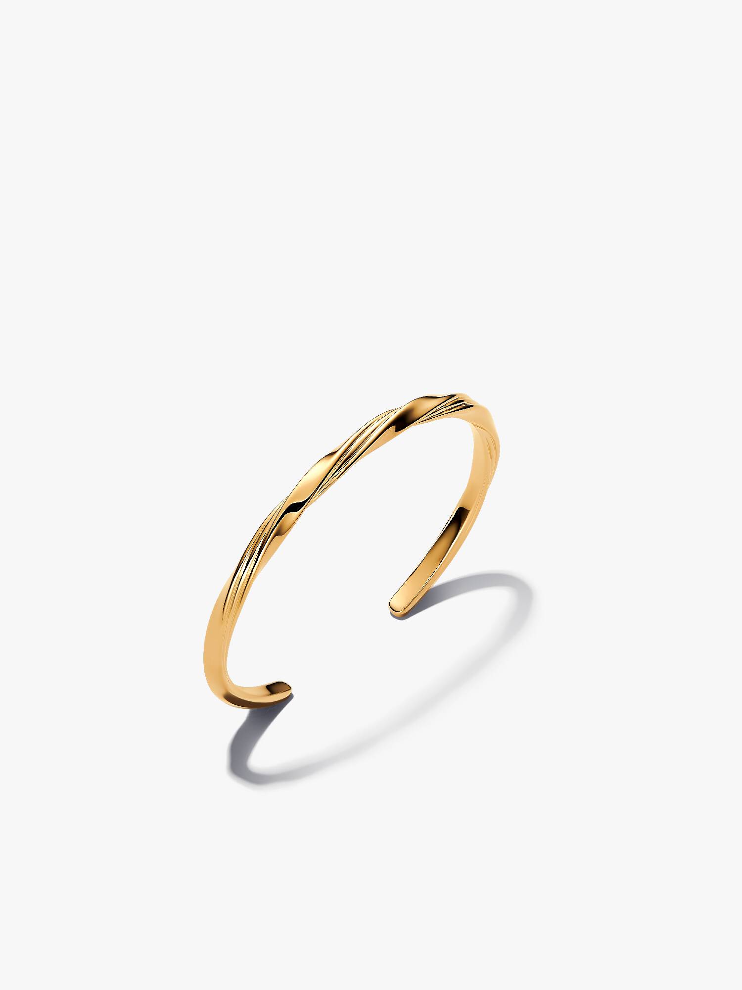 Twisted Open Bangle