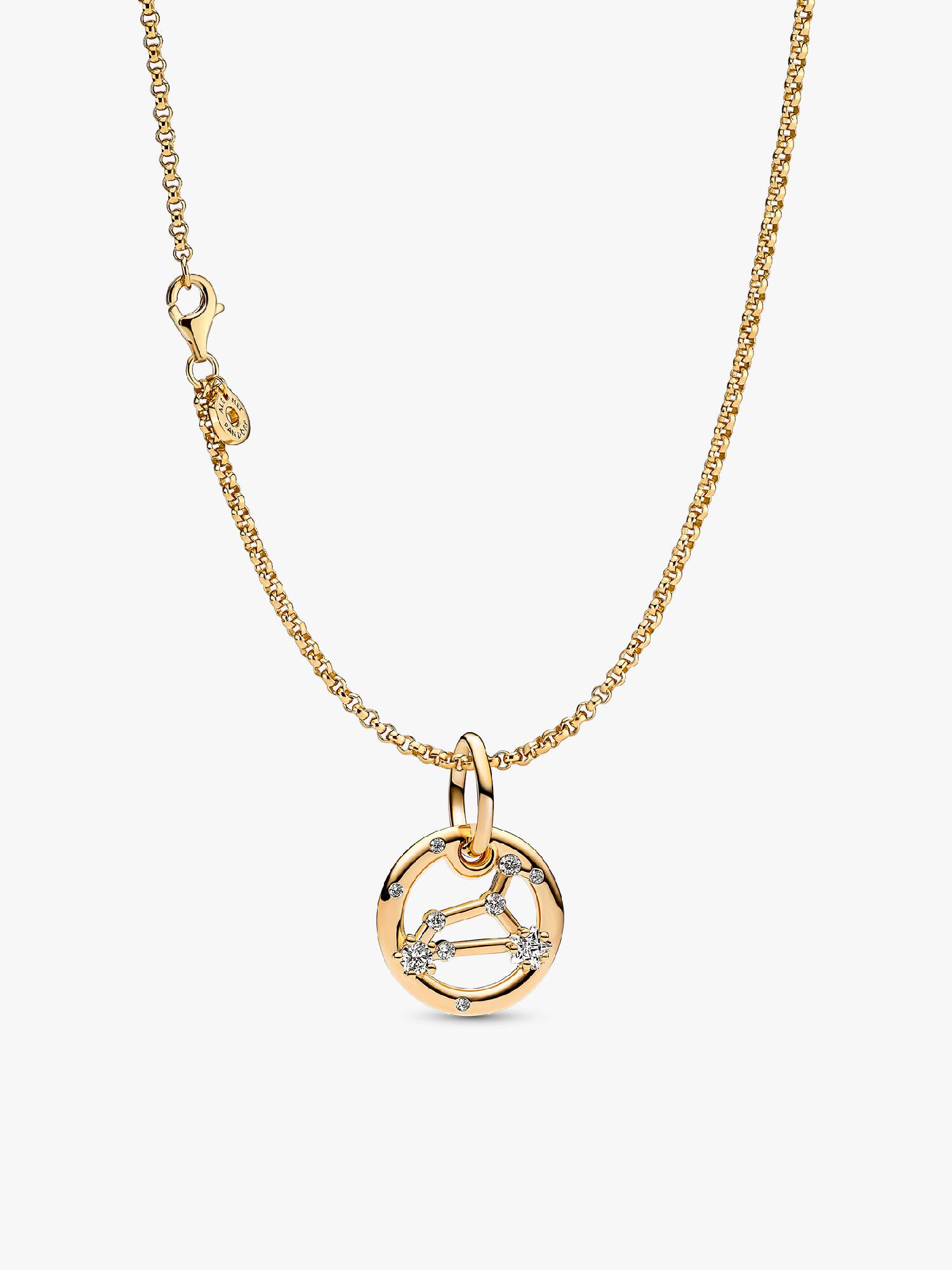 14K Gold Plated Leo Zodiac Necklace