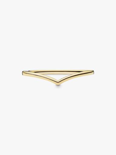Polished Wishbone Ring
