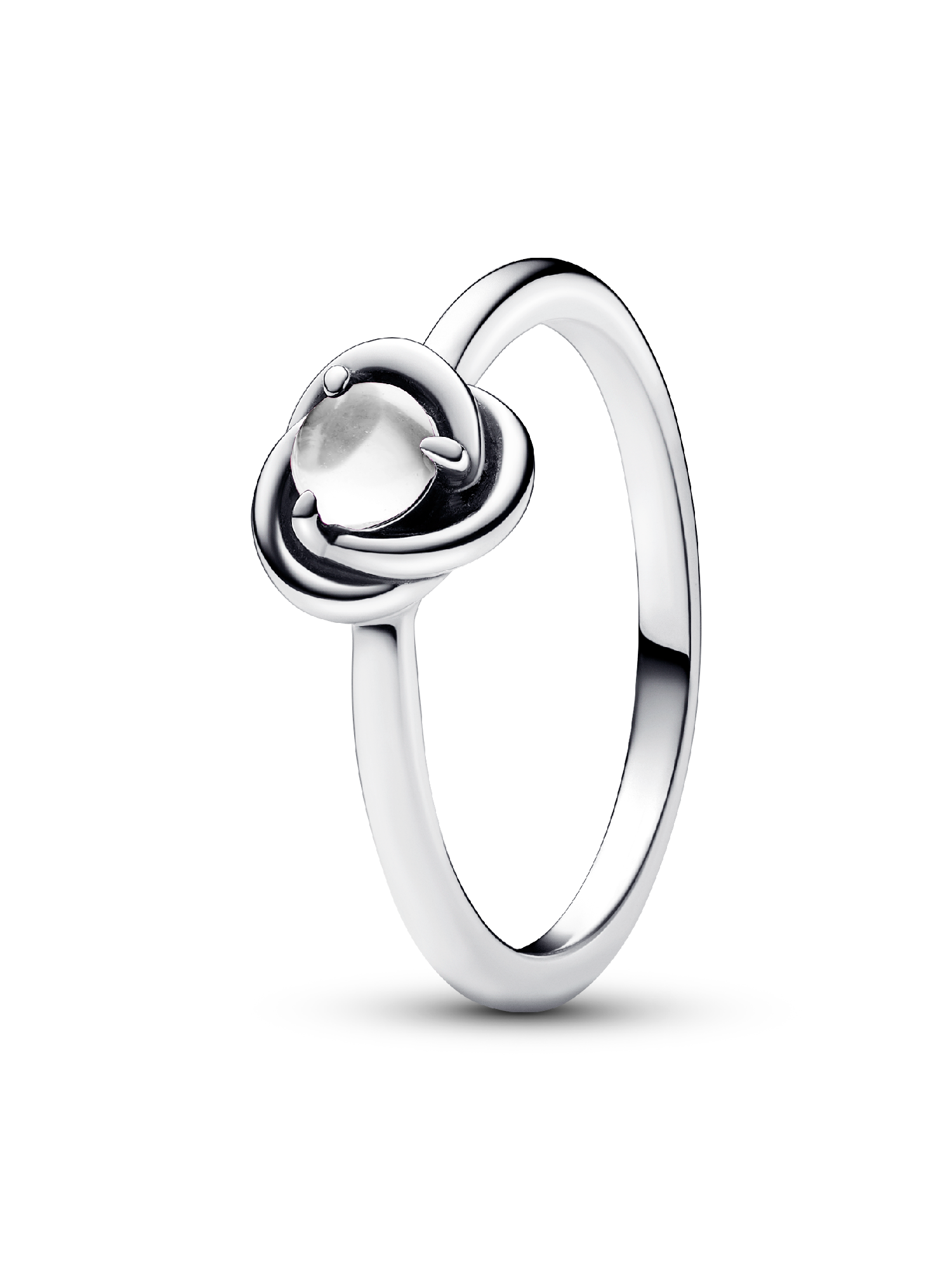 April Birthstone Eternity Circle Ring
