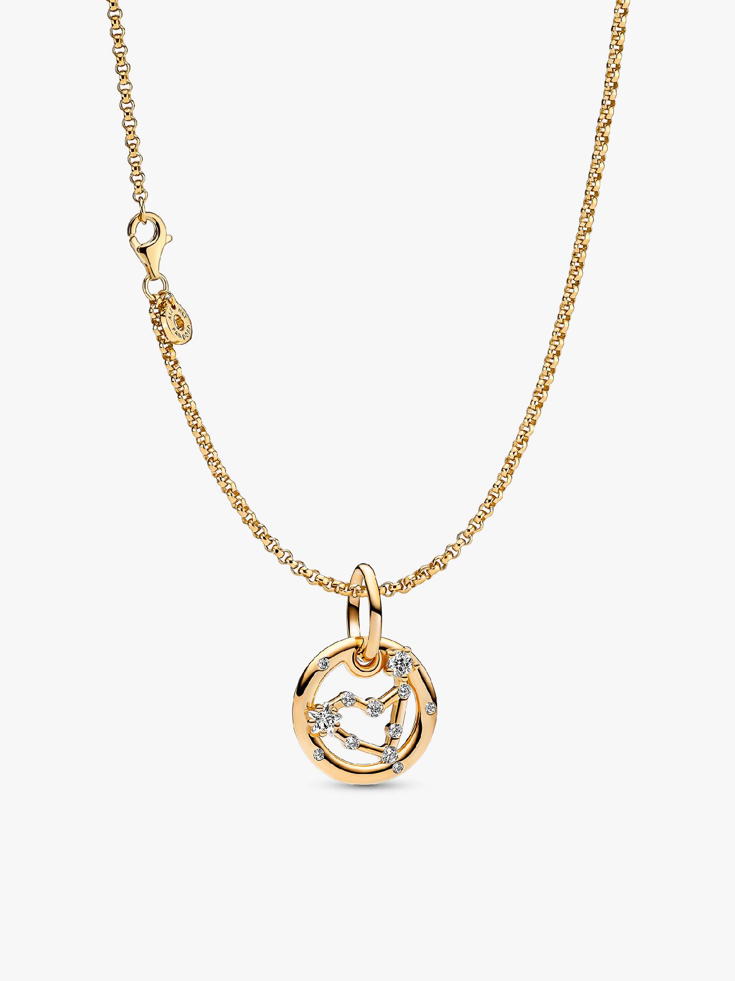 14K Gold Plated Capricorn Zodiac Necklace