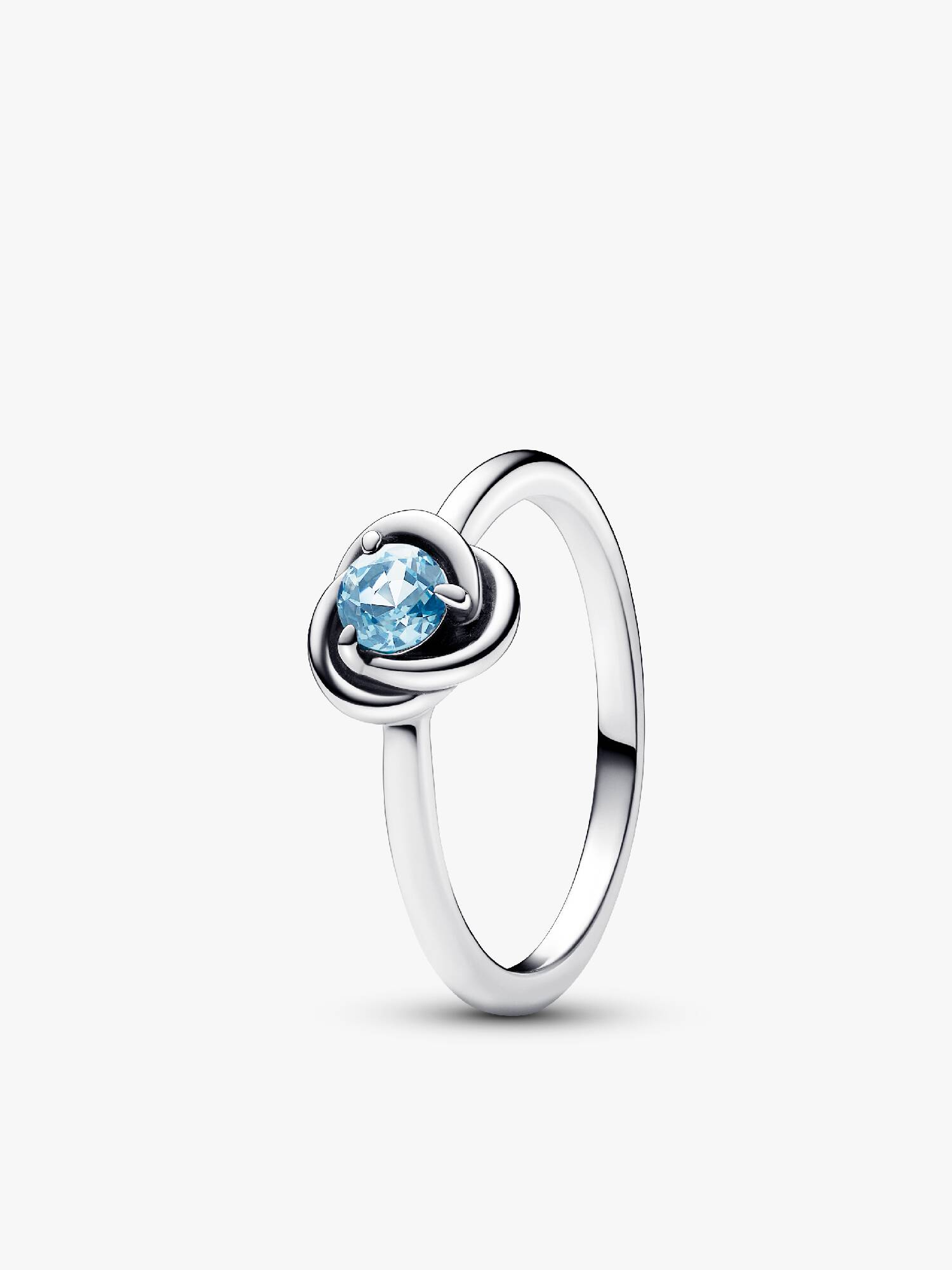 March Birthstone Eternity Circle Ring