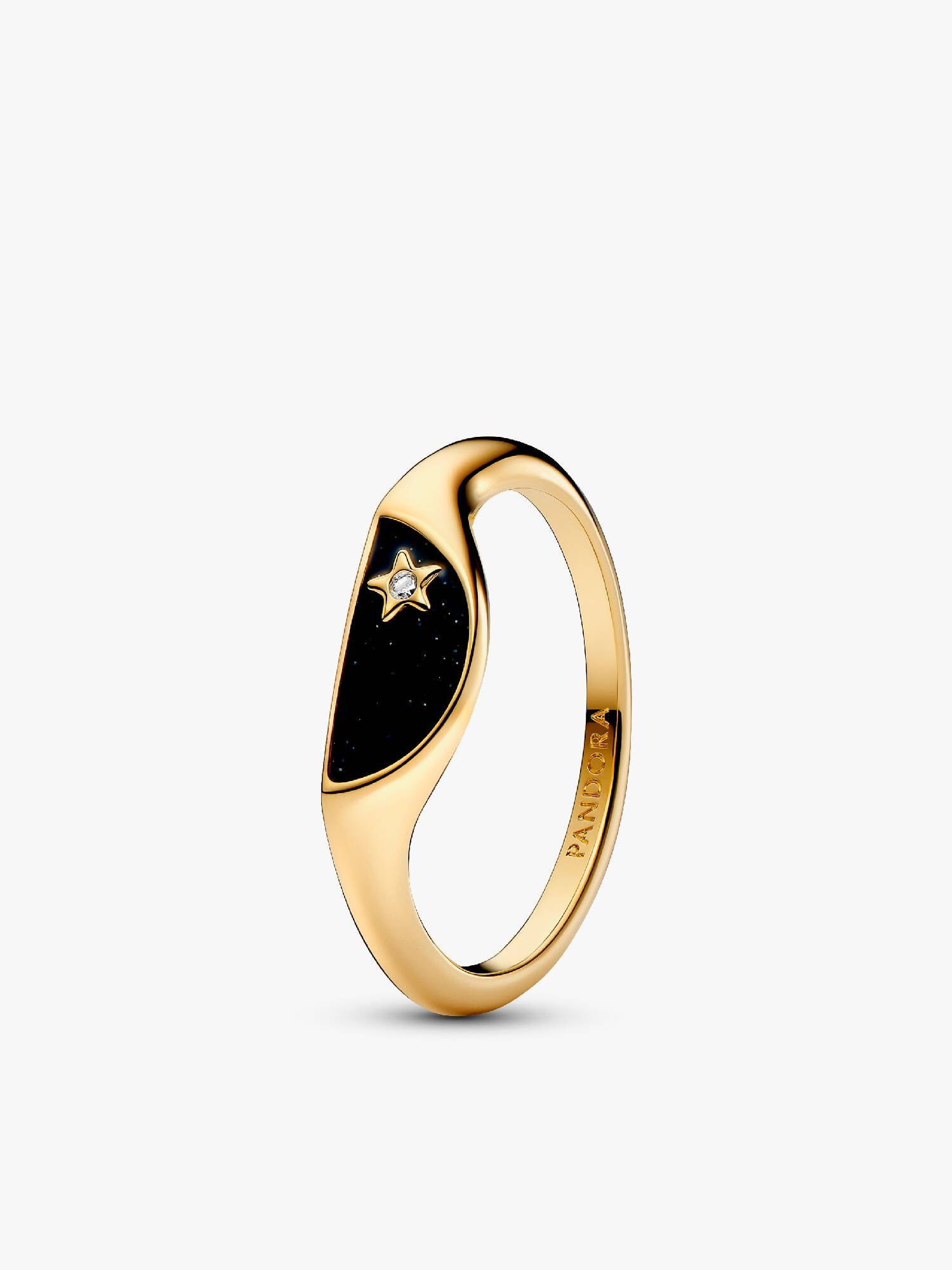 Pandora ME Halved Enamel Signet Ring