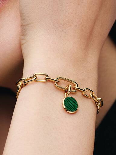 Green Engravable Mini Medallion Charm