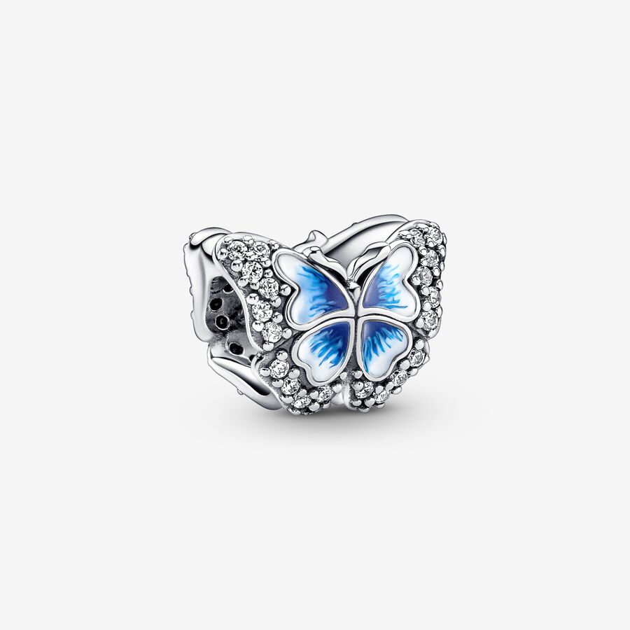 Blue Butterfly Sparkling Charm image number 0