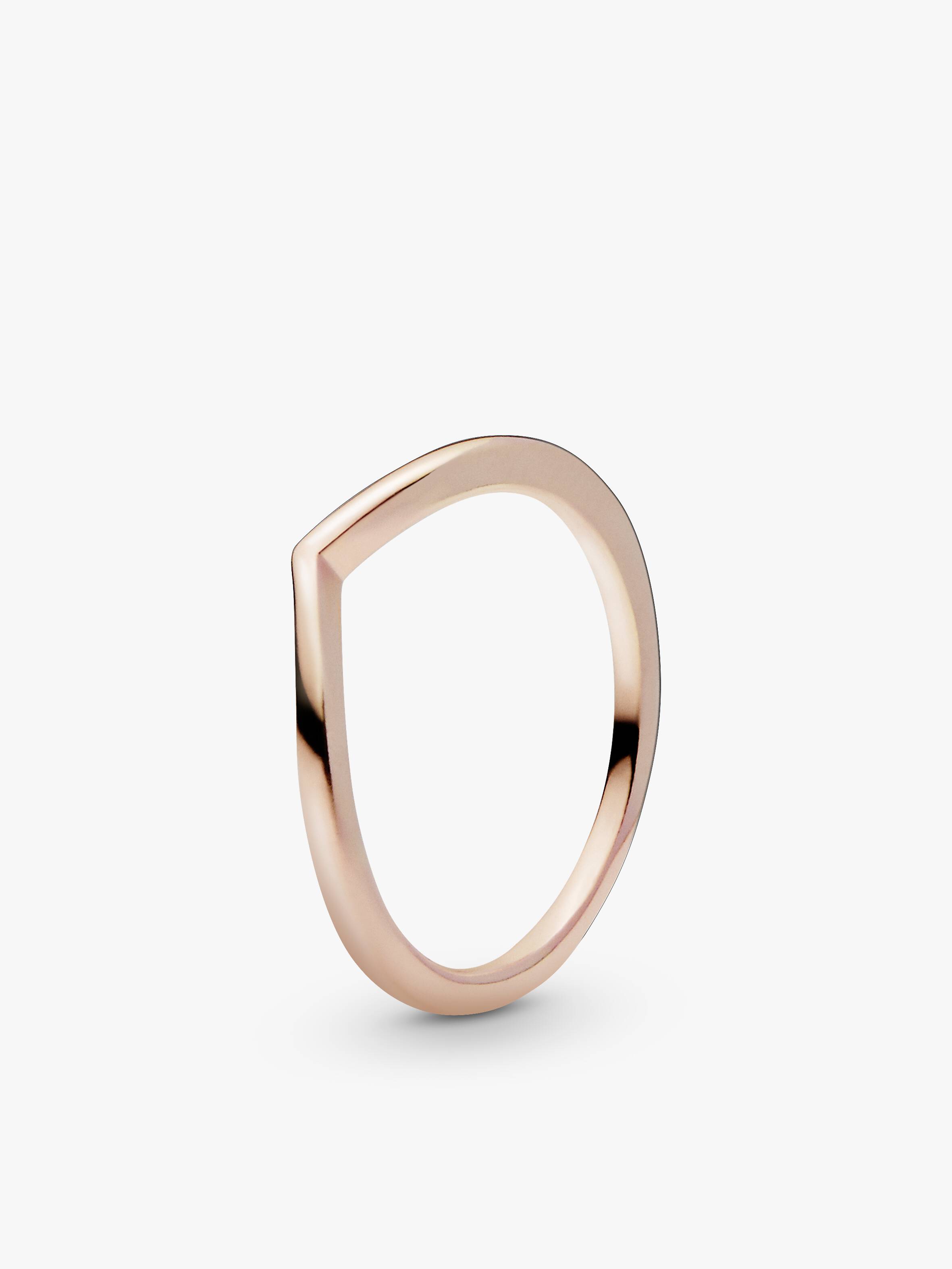 Polished Wishbone Ring