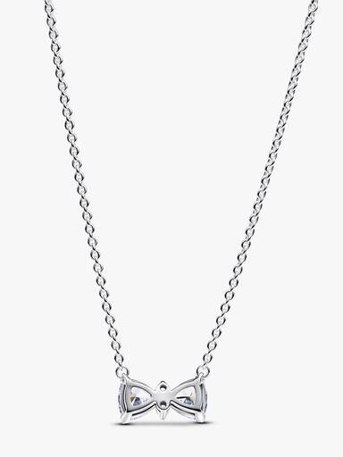 Sparkling Bow Necklace
