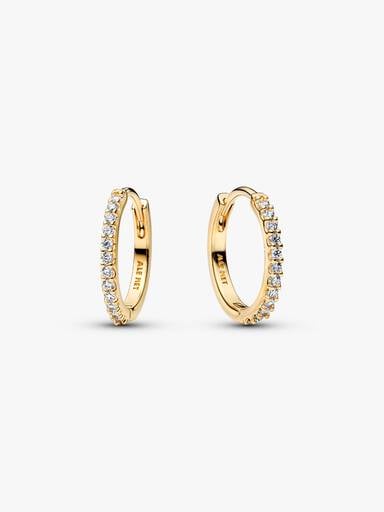 Sparkling Mini Hoop Earrings