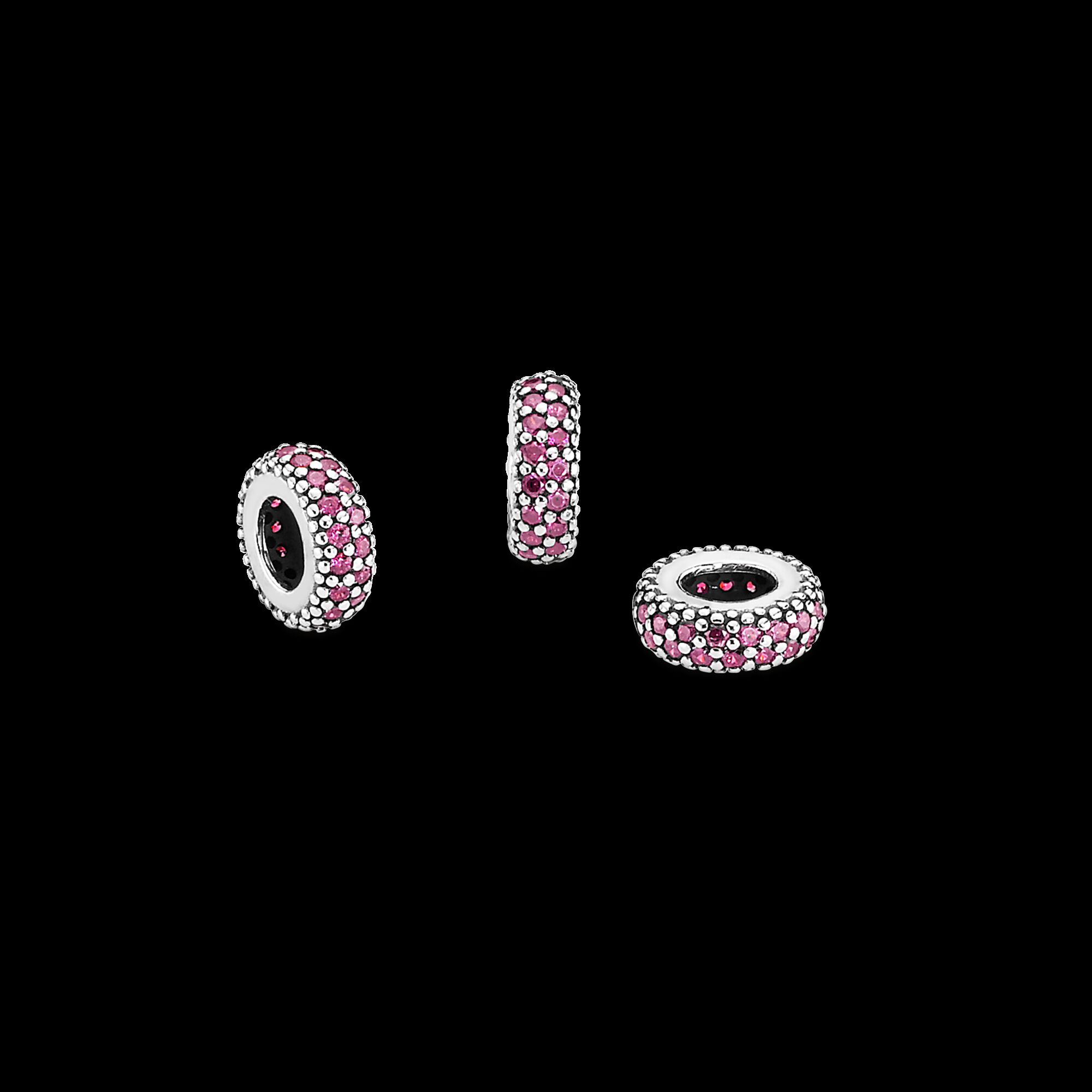 Clear Sparkle Spacer Charm Sterling silver Pandora IE